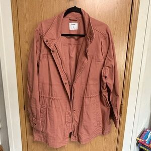 Old Navy Women's Utility Jacket in Dusty Rose
